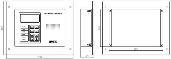 LDQ80電氣火災區域顯示器