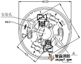 億杰消防煙感探測器接線圖